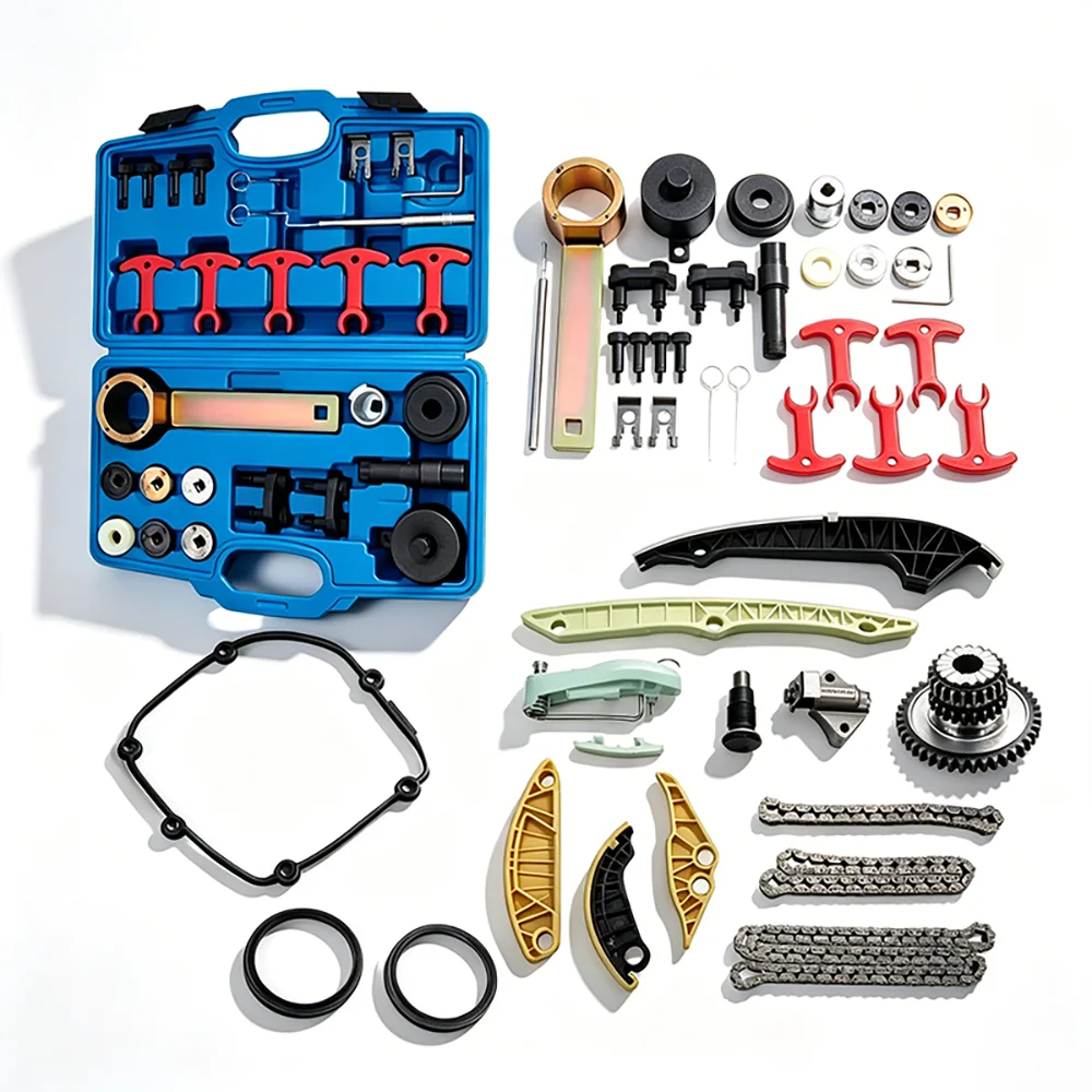 Timing Chain Kit with Timing Tool Set 06K109467 06K109467 06H109467N 06H109467R 06H1091 for Audi Volkswagen 1.8L 2.0L TFSI Engine 2014-2020