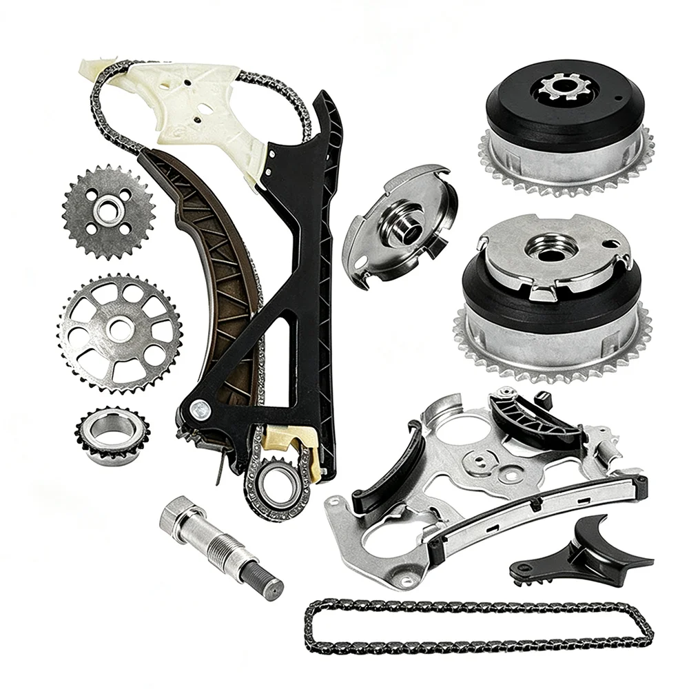 Timing Chain Kit with VVT Gear 11314552380 11317502180 11317523884 11317545959 for BMW 330i N51 N52 N55 X5 X6 3.0L