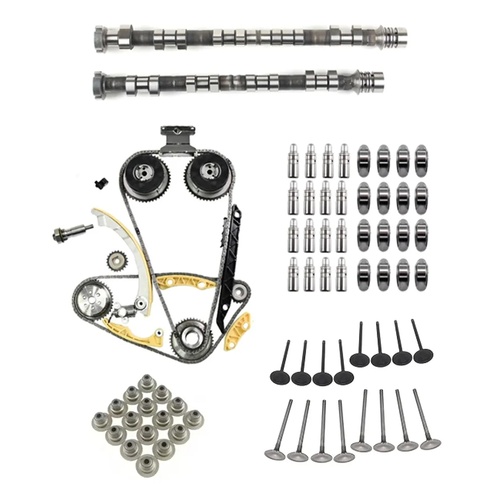 Engine Timing Chain Kit with Camshaft 12608300 12634207 12582069 12584621 HGS339 for Chevrolet Buick GMC 2.4L