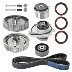 Timing Belt Kit with VVT Water 130-205,25195119, 2523380, 55567048, 55568386 Pump for GM 1.6L / 1.8L 2010-2018