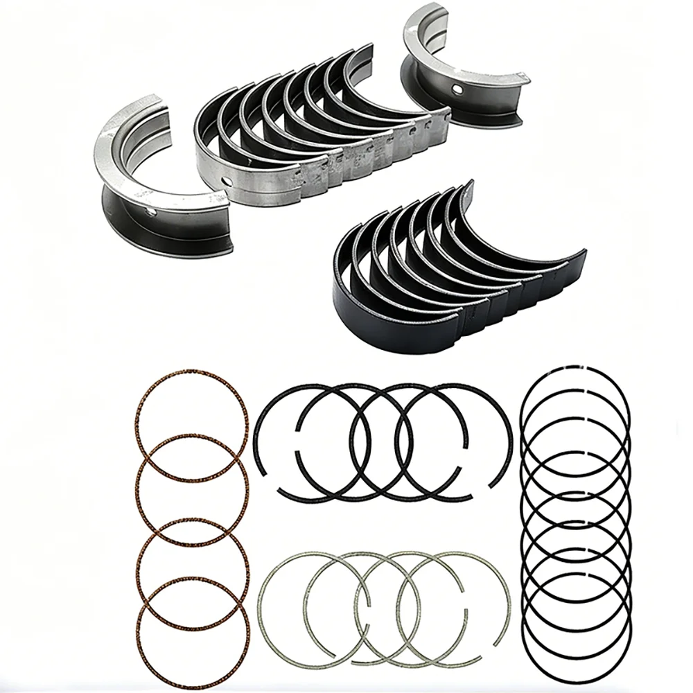 Engine Piston Kit with Rings Pins & Bearings 25195065 55571045 2C5252 RSGM5 CPW10111 for 11-15 Buick Chevrolet Cruze Encore 1.4L STD