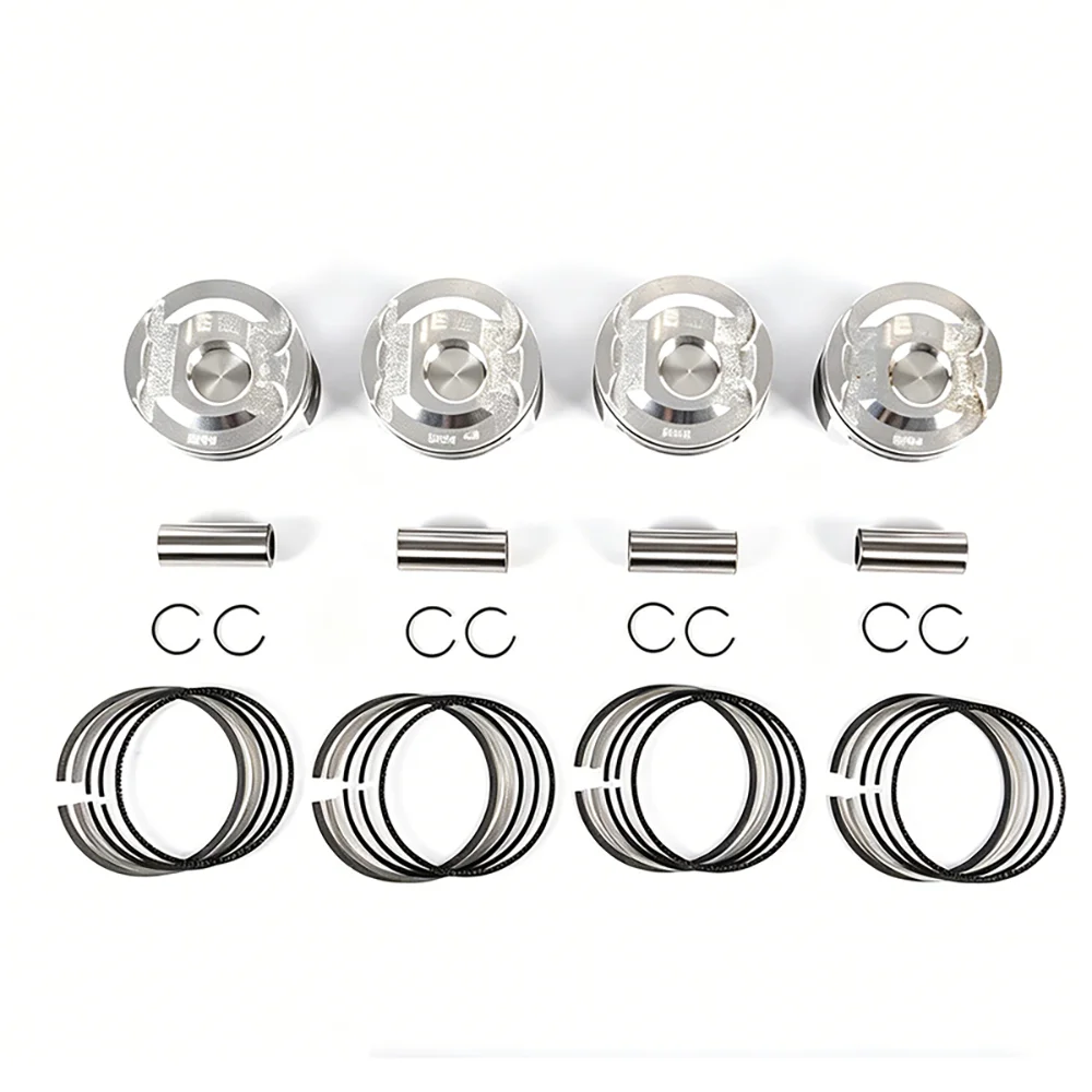 Engine Piston Kit with Rings Pins 25198520 55580184 25195065 55565720 for Chevrolet Buick 1.4L 11-21