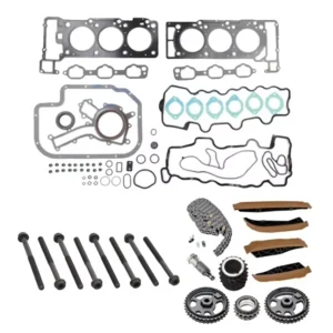 Engine Overhaul Rebuild Kit with Crankshaft & Timing Chain Kit 52216300 52316000 52316100 A1120500204 A11205202 for Mercedes-Benz M112 2.6L / 2.8L / 3.2L