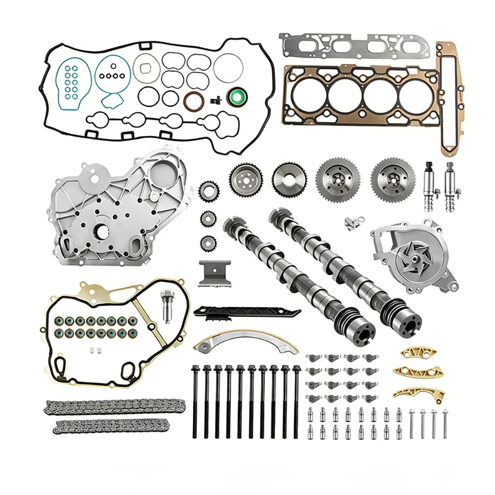 Timing Chain Kit with Camshafts & Lifters 94201SX 9-4202S 12680750 12608580 C6209S for 11-17 Chevrolet Equinox Buick GM 2.4L