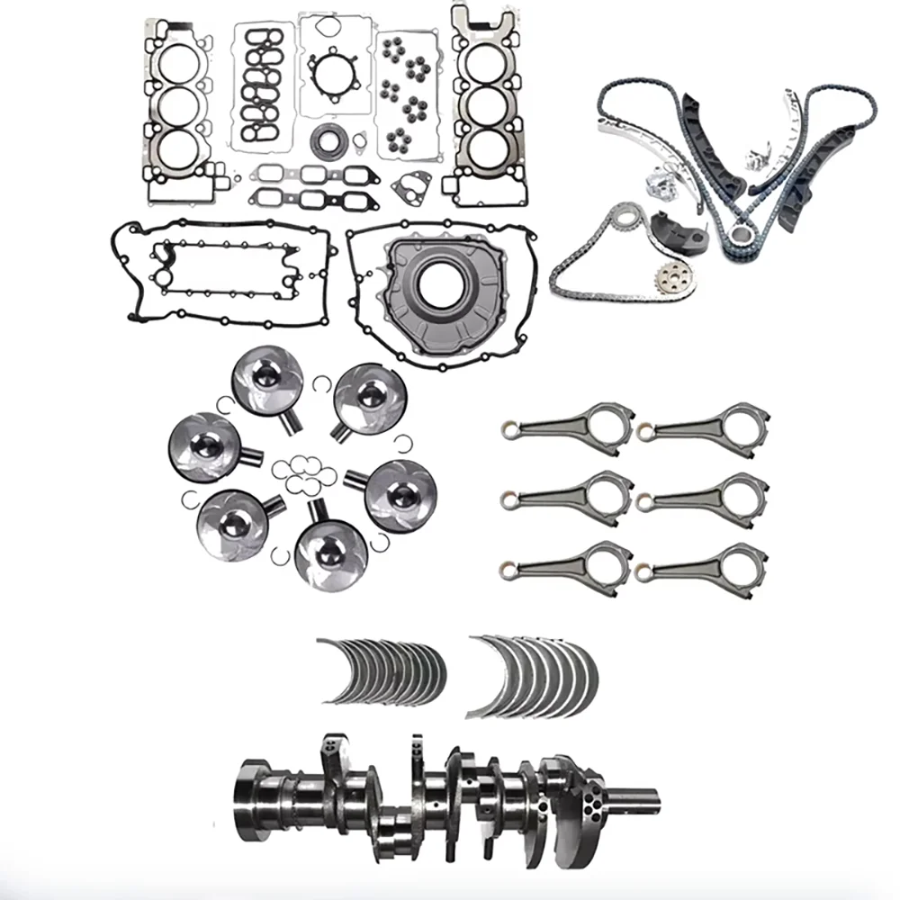Engine Rebuild Kit with Crankshaft Rod Timing AJ811481 AJ811487 AJ811966 AJ812448 AJ812615 for Jaguar AJ126 3.0L V6 Engine
