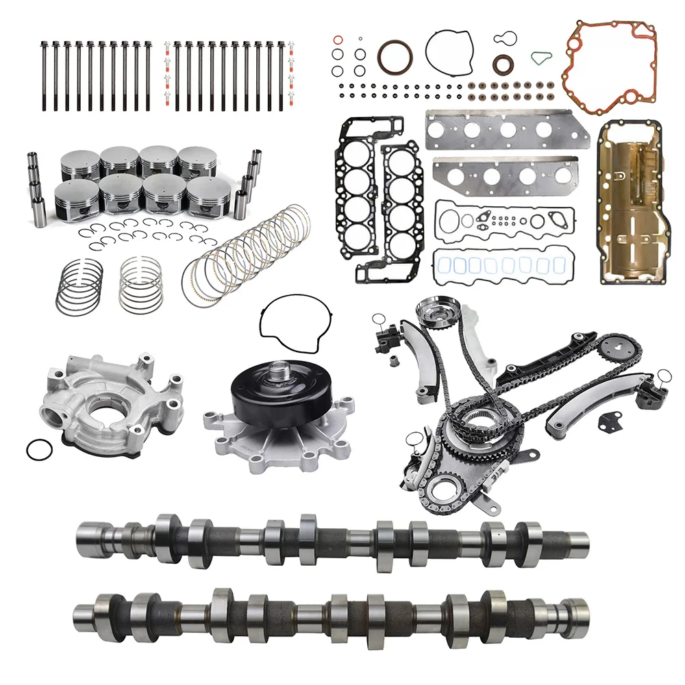 Timing Chain Kit with Head Gasket Set & Bolts HS26157PT-2 for Jeep 4.7L Engine 2008-2010