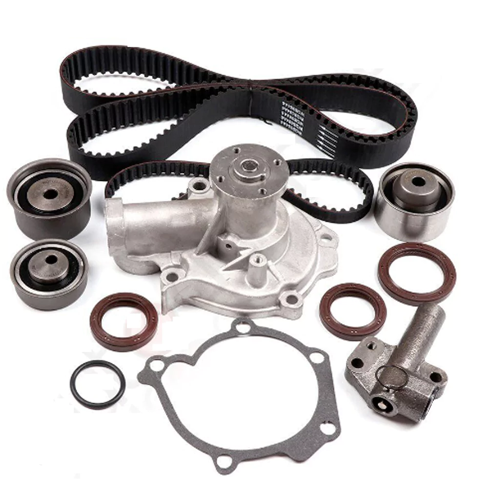 Timing Belt Water Pump Kit TBK123 WP123 24410-38001 420-104 for 99-06 Kia 2.4L