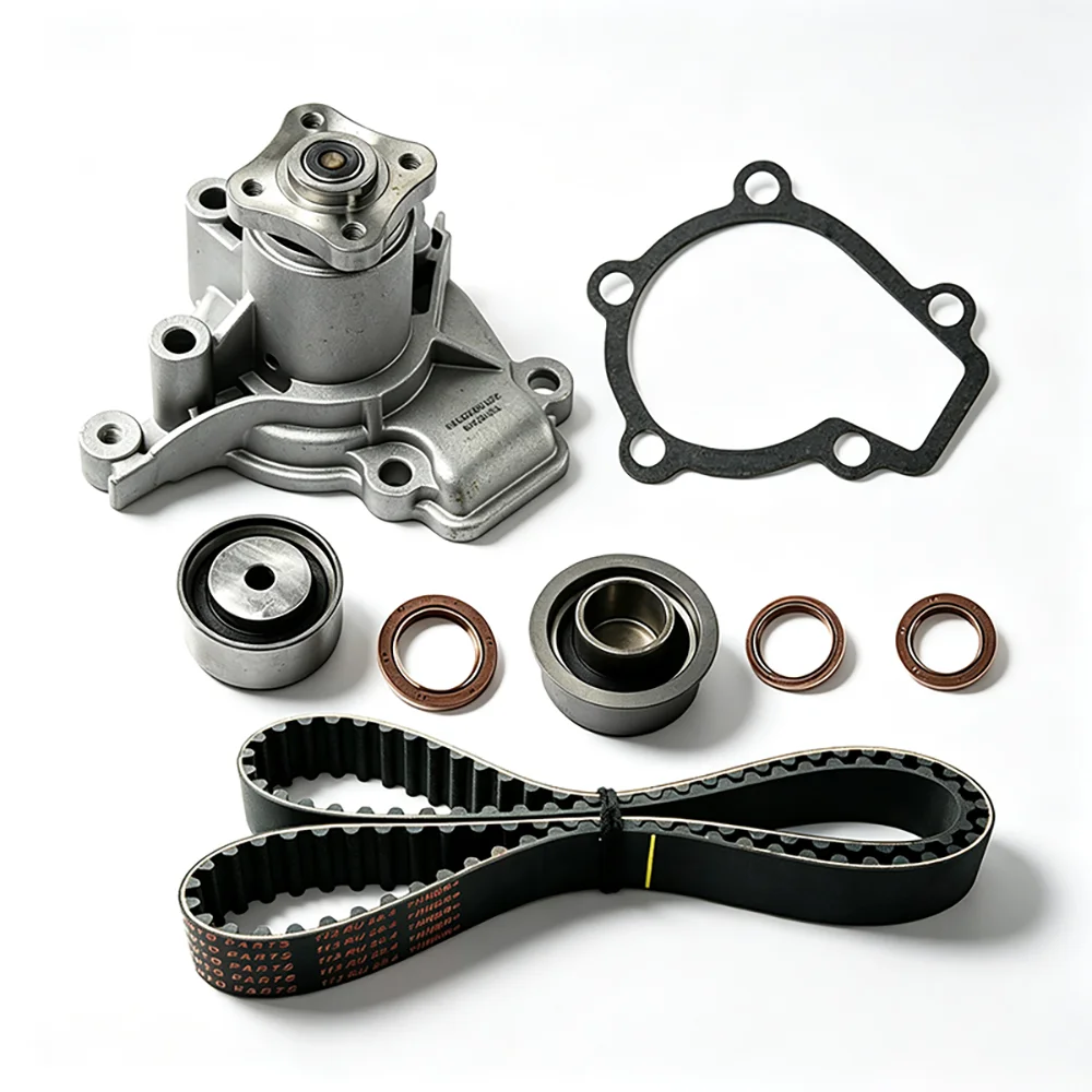 Timing Belt Kit with Water Pump TBK284 TCKWP284 for Spectra Hyund 1999-2006