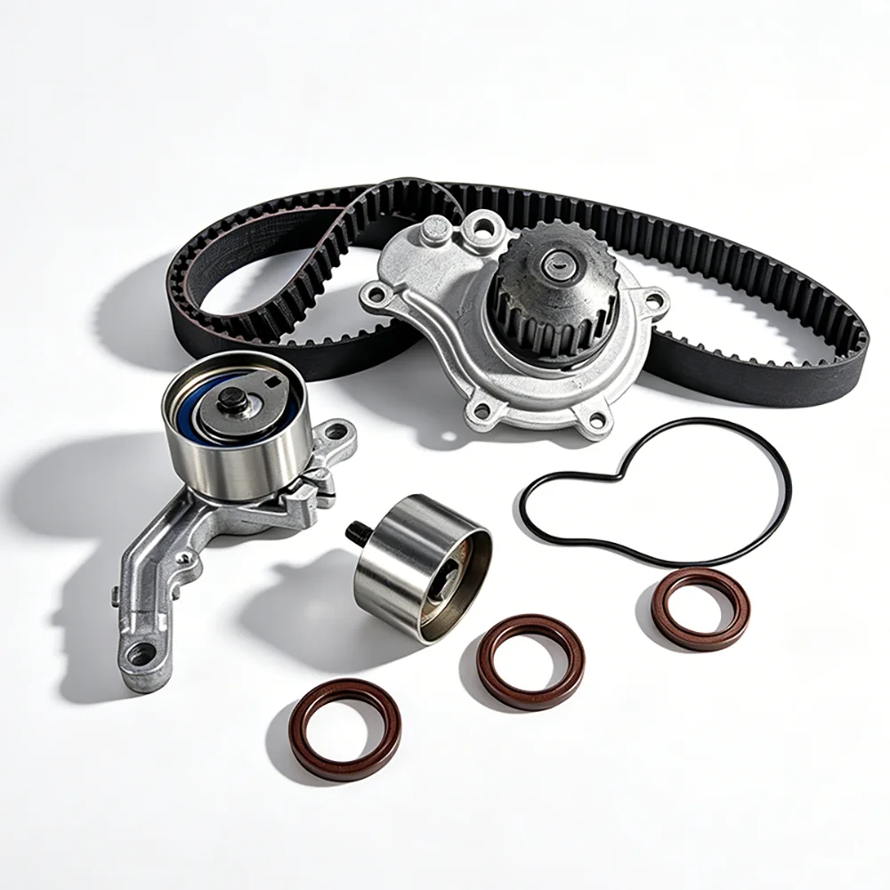 Timing Belt Kit with Water Pump TCKWP265A TB265LK2 for Chrysler Caravan 2.4L Engine 2003-2010
