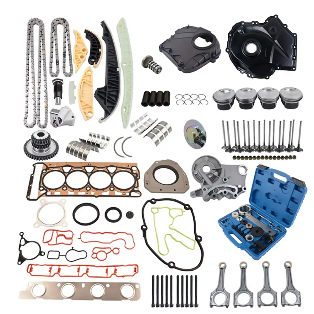 Timing Pistons Engine Rebuild Kit 06H107561L 06H107591 for 2008–2017 Audi 2.0L Engine