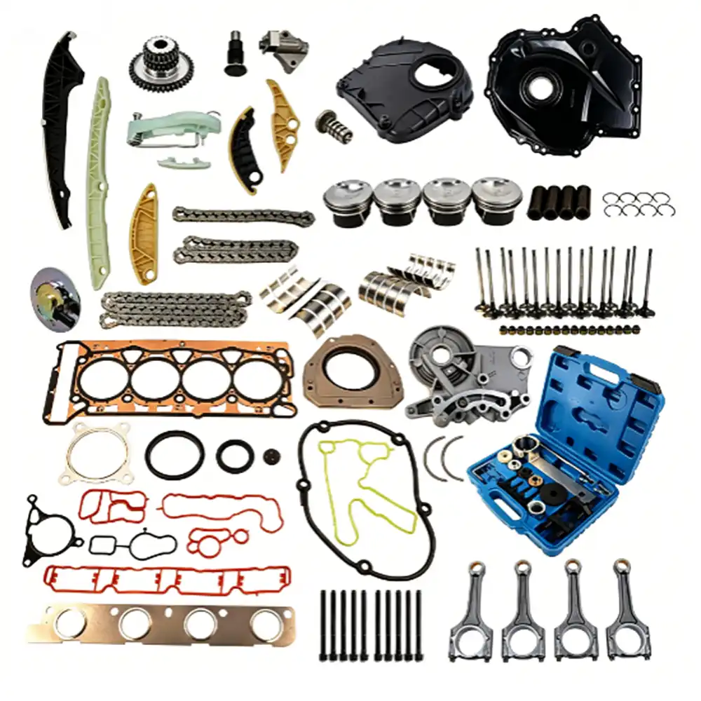 Engine Rebuild Kit with Pistons & Timing Chain 06H107591L 06H107065DM 06H107561L for 2008–2017 Audi 2.0L Engine