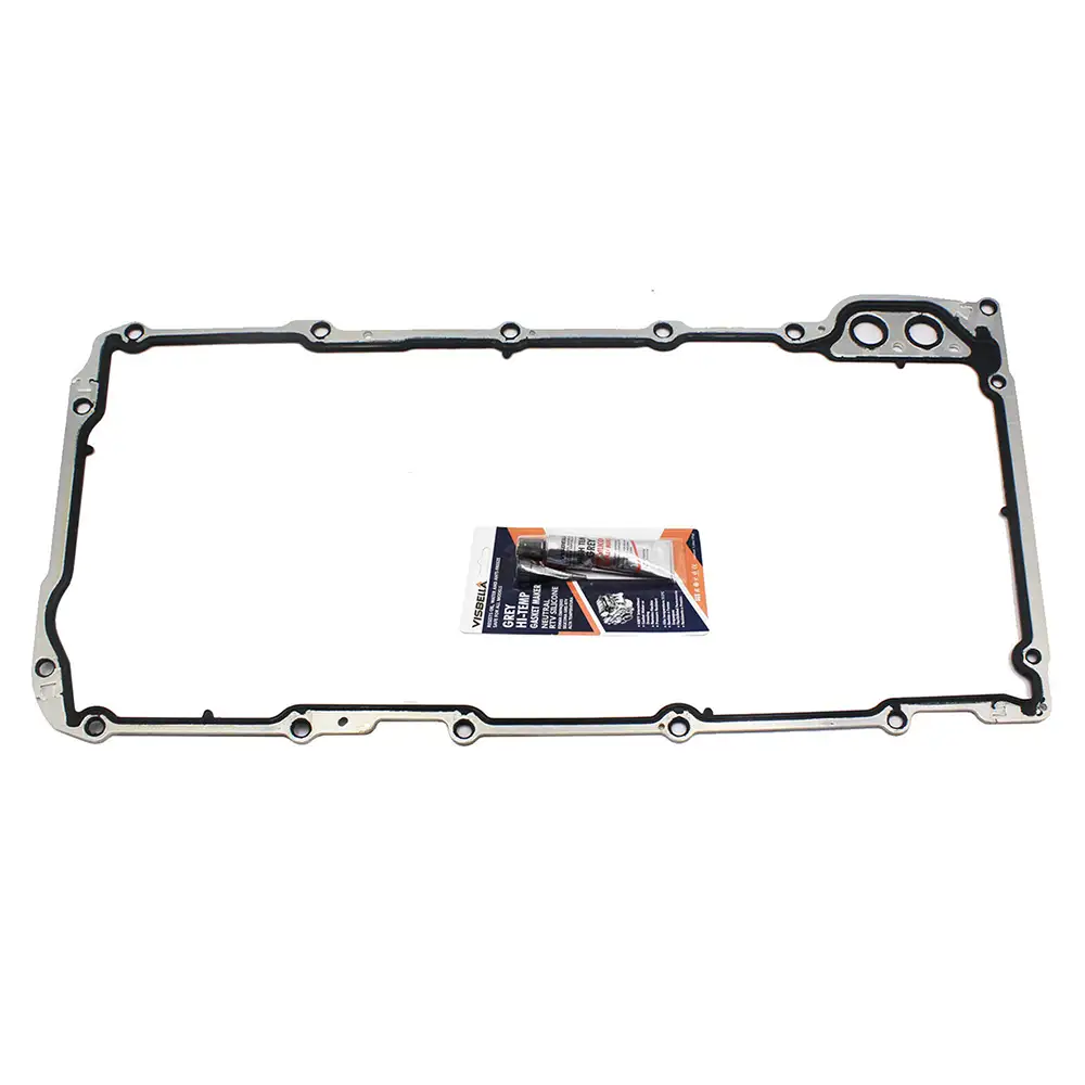 Two-Piece Oil Pan Gasket 12612350 12580672 OS30693R for GM 4.8L 5.3L 6.0L 6.2L LS1 LS2 LS3 V8 Engine