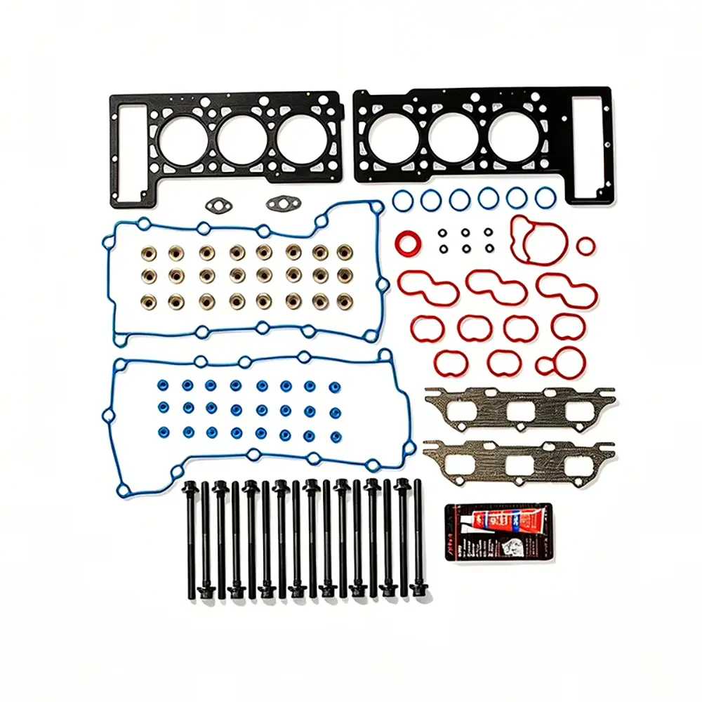 Timing Chain Kit with Cylinder Head Gasket Set 4892342AA 4663674AD for Chrysler Dodge 2.7L V6 Engine 2007-2008