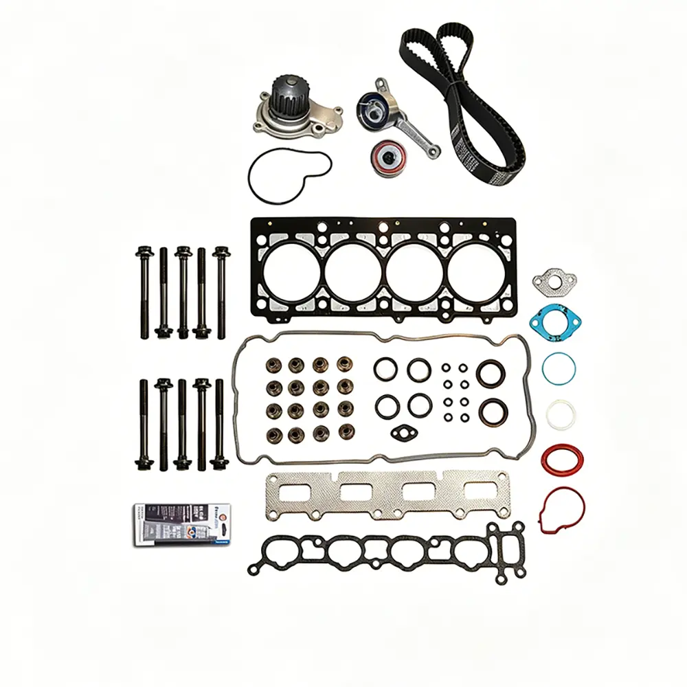 Timing Belt Kit with Cylinder Head Gasket Set 5083726AB TS26265 for 2001 Plymouth Dodge Jeep 2.4L Engine