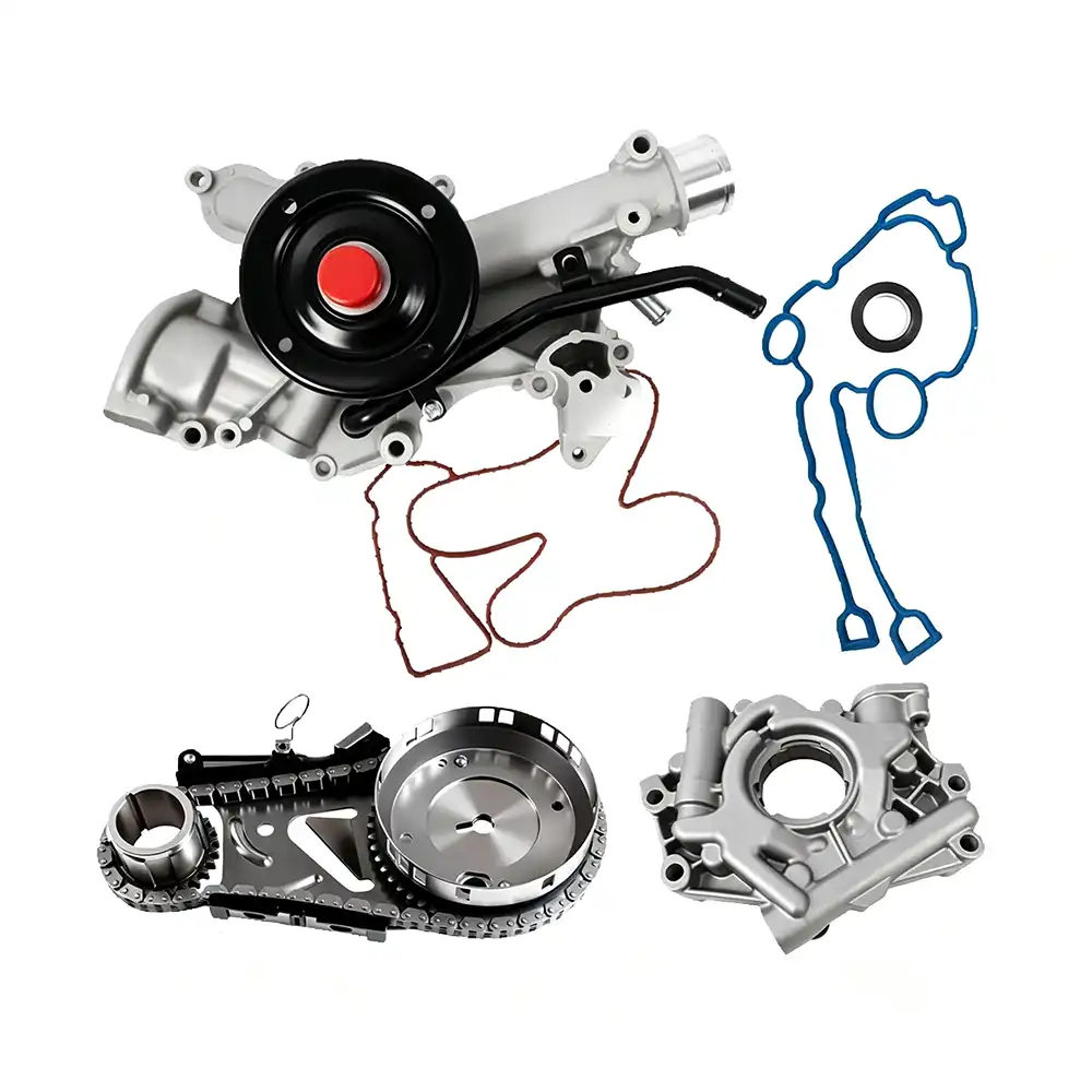 Timing Chain Kit with Oil Pump & Water Pump AW7168 53021304AE 53021622AF for 2003-2008 Dodge Chrysler Jeep 5.7L Engine