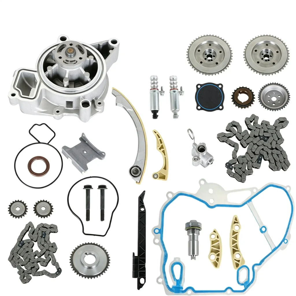 Timing Chain Kit with Water Pump & VCT Components 90537632 24424758 24461834 12608580 24449448 for GM Ecotec 2.2L 2.4L Engine