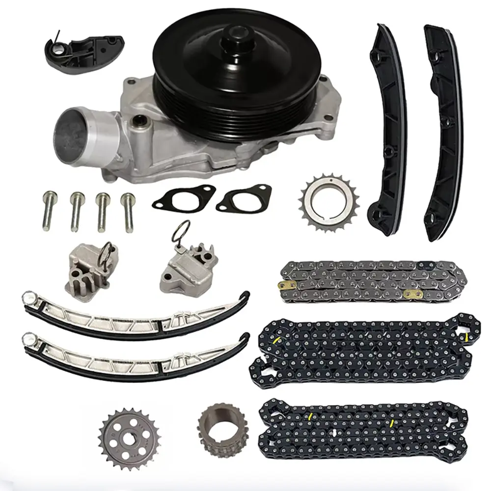 Water Pump & Timing Chain Kit AJ812119 C2D20660 C2Z21781 C2Z28248 for Land Rover LR4 Range Rover 5.0L AJ133 Engine