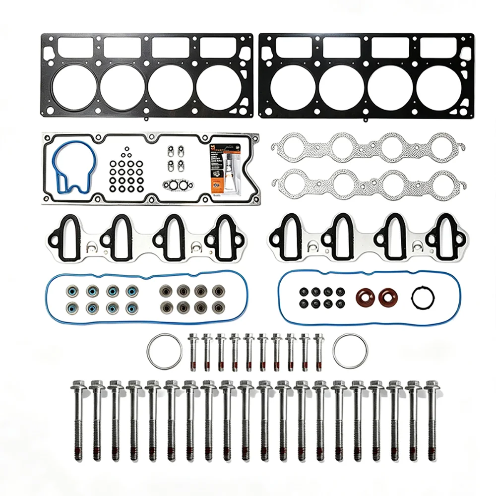 ngine Rebuild Kit with Head Gasket Set & Bolts HS26192PT2 ES72220 for Cadillac Chevrolet GMC Hummer H2 6.0L V8 Engine 2004-2007