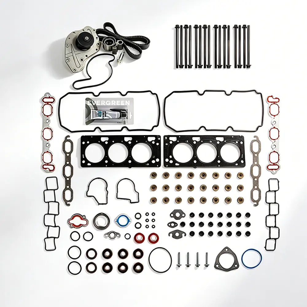Engine Overhaul Kit with Timing Belt & Full Gasket Set HS26208PT HS26208PT-1 HS9505PT ES72895 for Dodge Jeep 3.5L V6 Engine 2005-2006