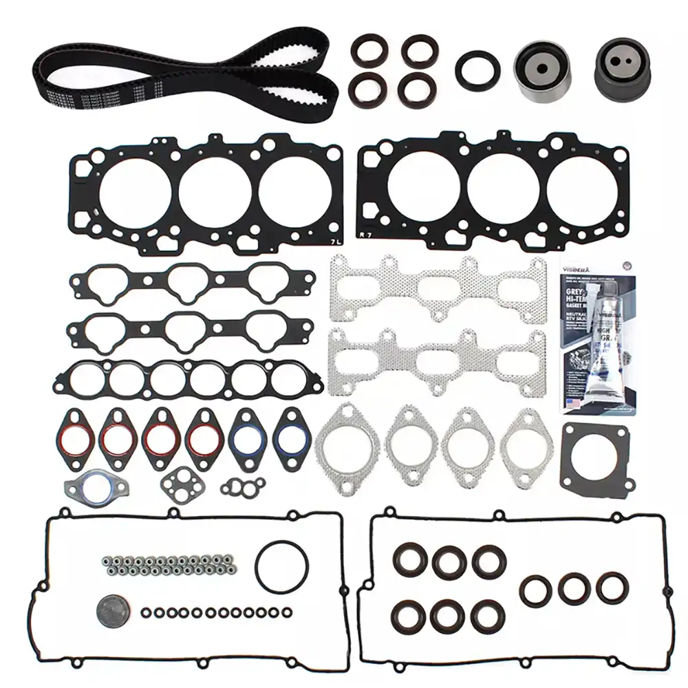 Engine Rebuild Kit with Timing Belt HS26276PT-1 24312-37500 24450-37120 24810-37120 for 2004-2009 Hyundai Sonata Kia 2.7L DOHC G6BA Engine