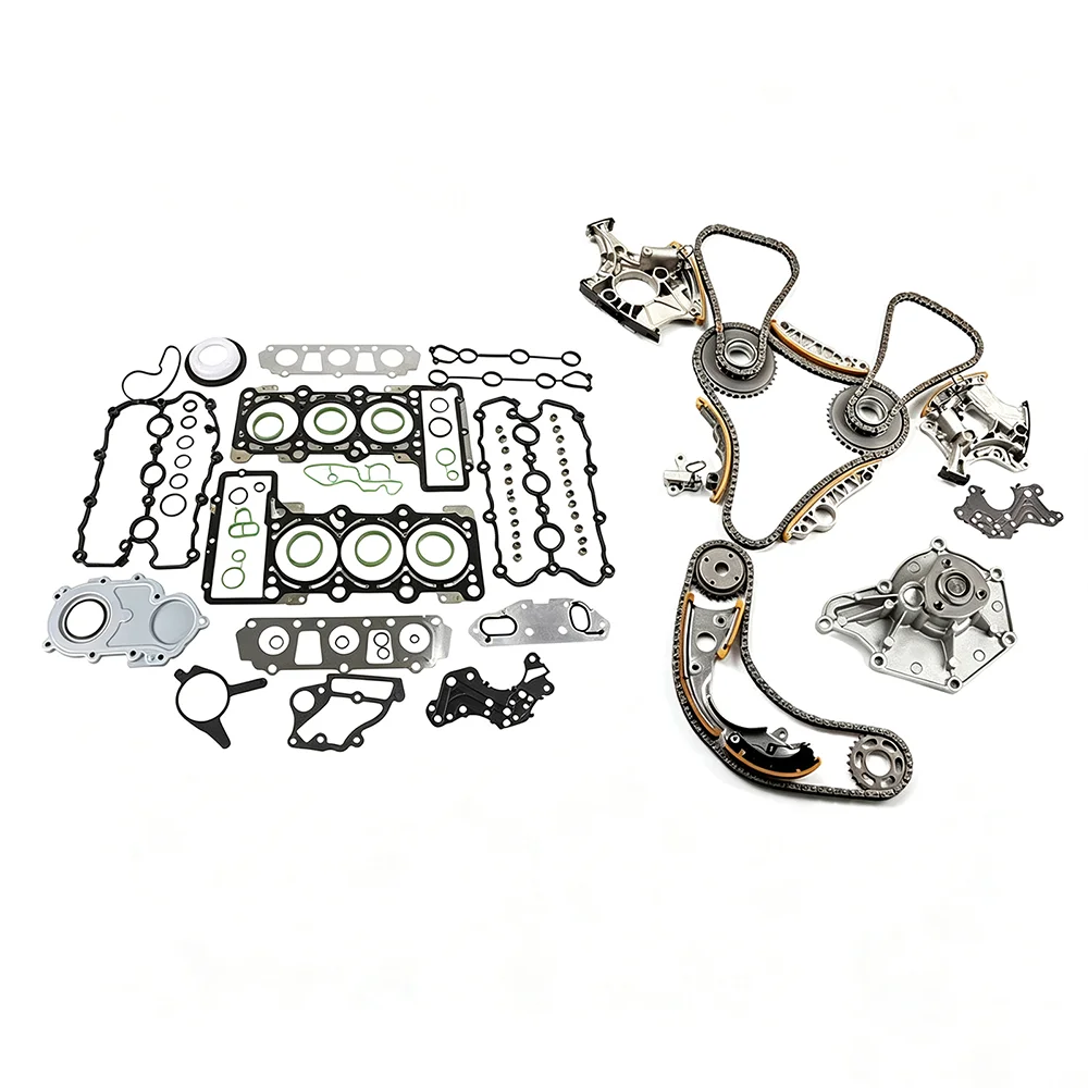 Timing Chain Kit with Full Gasket Set HS54832P TK11000 059-109-469-E for Audi 3.2L 2005-2009