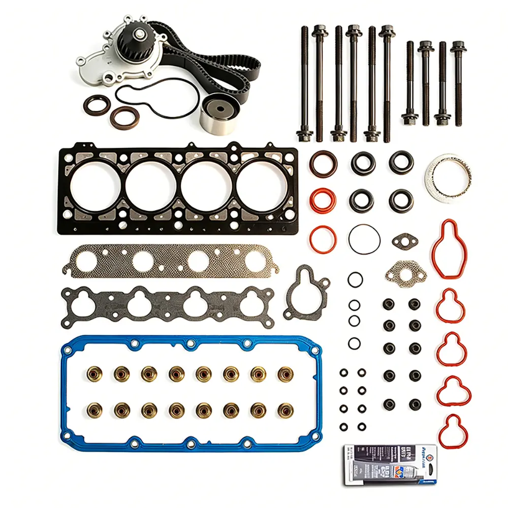 Timing Belt Kit with Full Engine Gasket Set & Water Pump HS9036PT ES72157 for 1995 Dodge Jeep 2.0L L4 SOHC 16V Engine