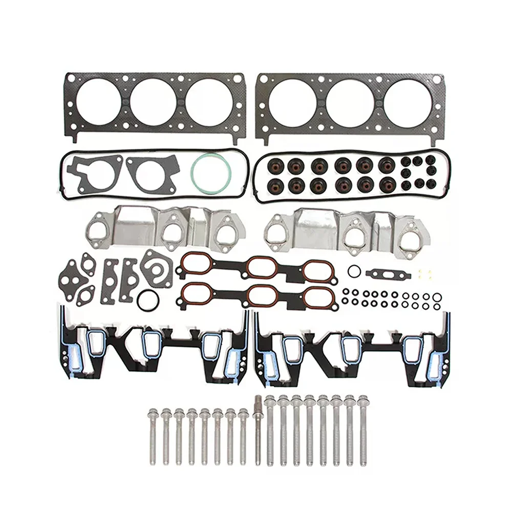Engine Rebuild Kit with Head Gasket Set & Bolts HS9071PT HS9071PT-1 HS9071PT-2 HS9957PT-1 ES72 for Buick Chevrolet Oldsmobile Pontiac 3.4L OHV Engine 1996-2005