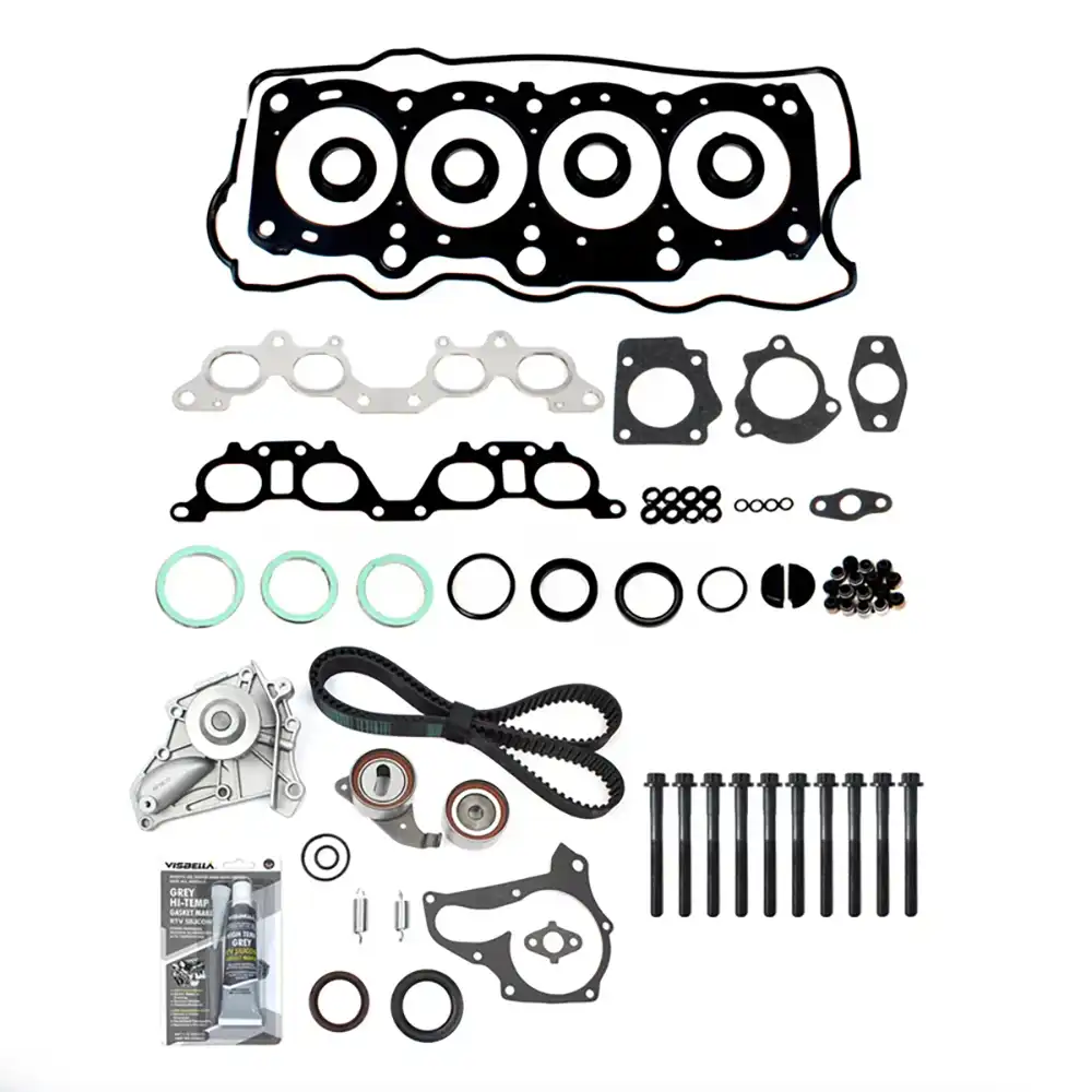 Engine Rebuild Gasket & Timing Repair Kit HS9468PT ES72154 13568-09041 13503-63011 TS261 for 1998-2001 Toyota Camry 2.2L 5SFE Engine