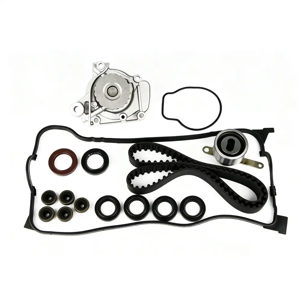 Timing Belt Kit with Water Pump TBK224 WPHO029 VCHO029 TS26224 ITM224 for 90-97 Honda Accord Prelude Isuzu 2.2L F22A1 F22B2
