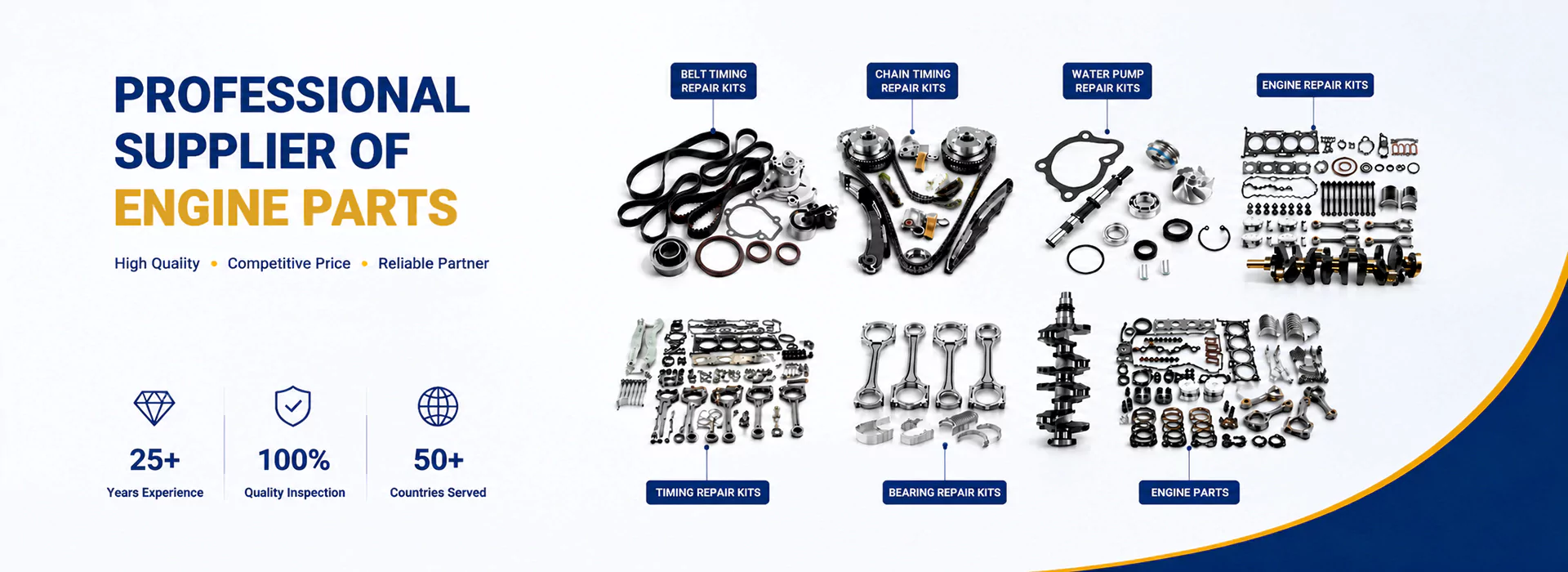High Quaiity, Competitive Price, Reliable Partner, 25+ Years Experience,  100% Quality Inspection, 50+ Countries Served.